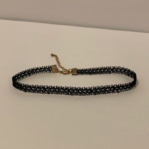3/$9 • NEW Thin Black Lace Choker